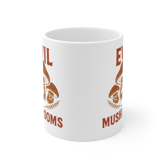 Evil Mushrooms, Ceramic Coffee Cup