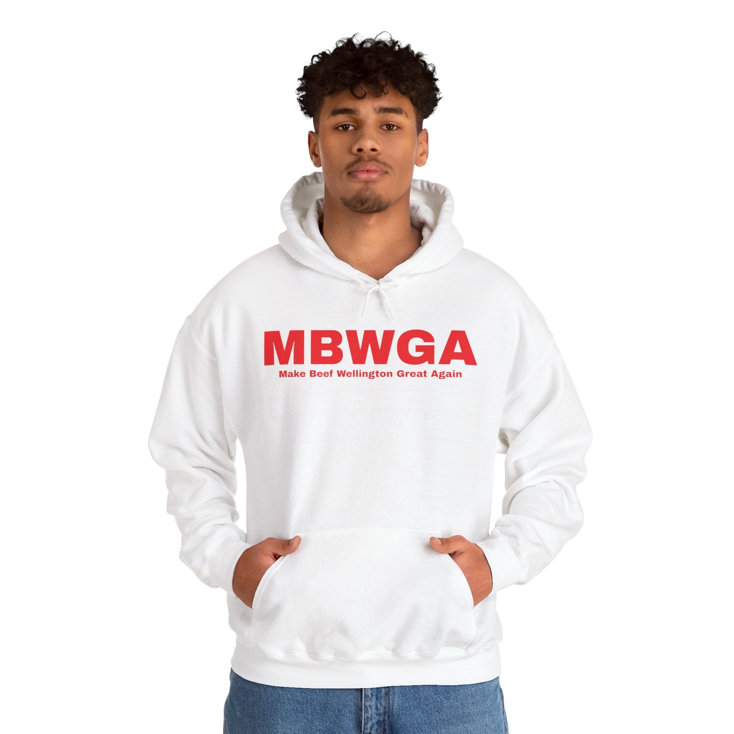 MBWGA Unisex Hooded Sweatshirt - Black, White, Grey and Navy