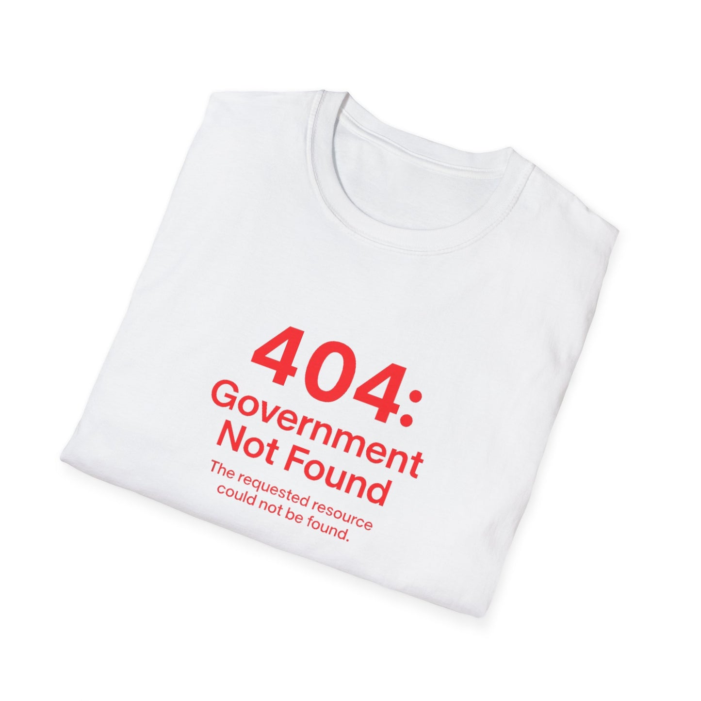 404 Error Unisex T-Shirt- Black, White, Grey and Dark Heather