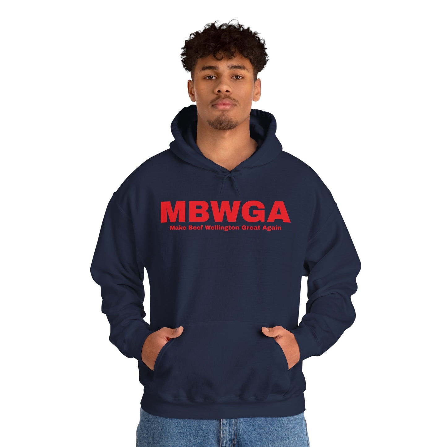MBWGA Unisex Hooded Sweatshirt - Black, White, Grey and Navy