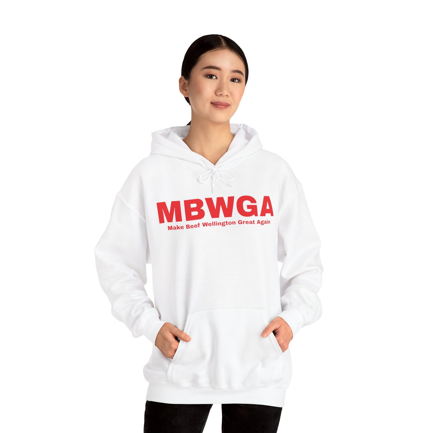 MBWGA Unisex Hooded Sweatshirt - Black, White, Grey and Navy