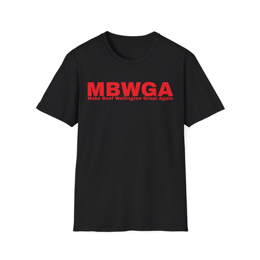 MBWGA Unisex T-shirt- Black, White, Dark Heather
