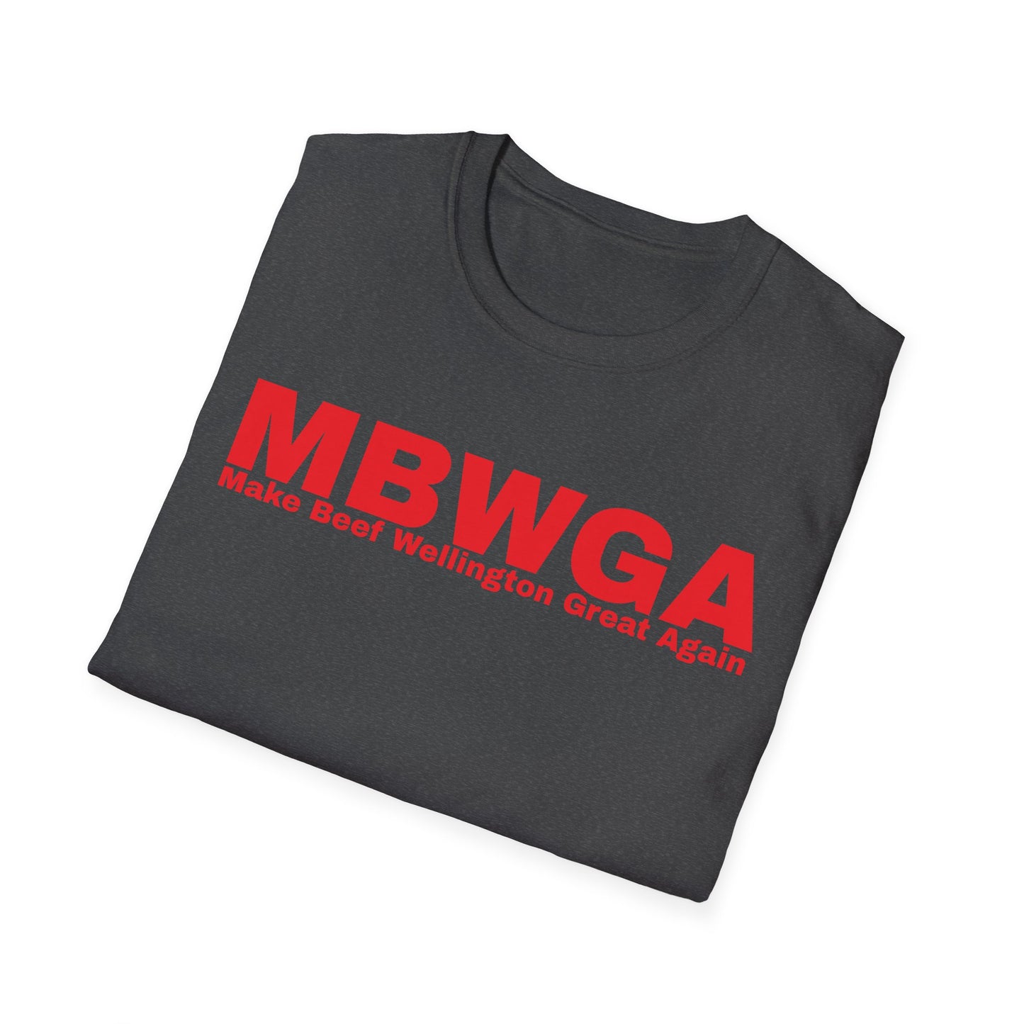 MBWGA Unisex T-shirt- Black, White, Dark Heather