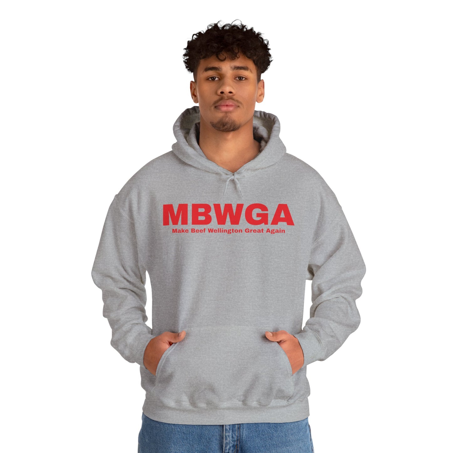 MBWGA Unisex Hooded Sweatshirt - Black, White, Grey and Navy