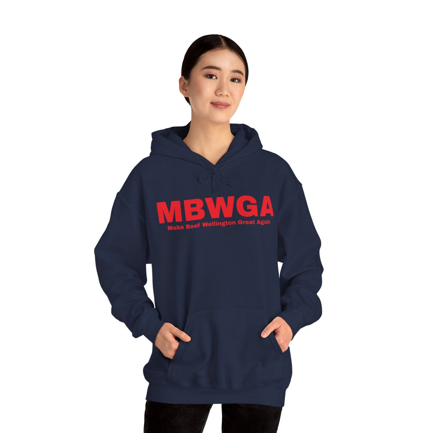MBWGA Unisex Hooded Sweatshirt - Black, White, Grey and Navy