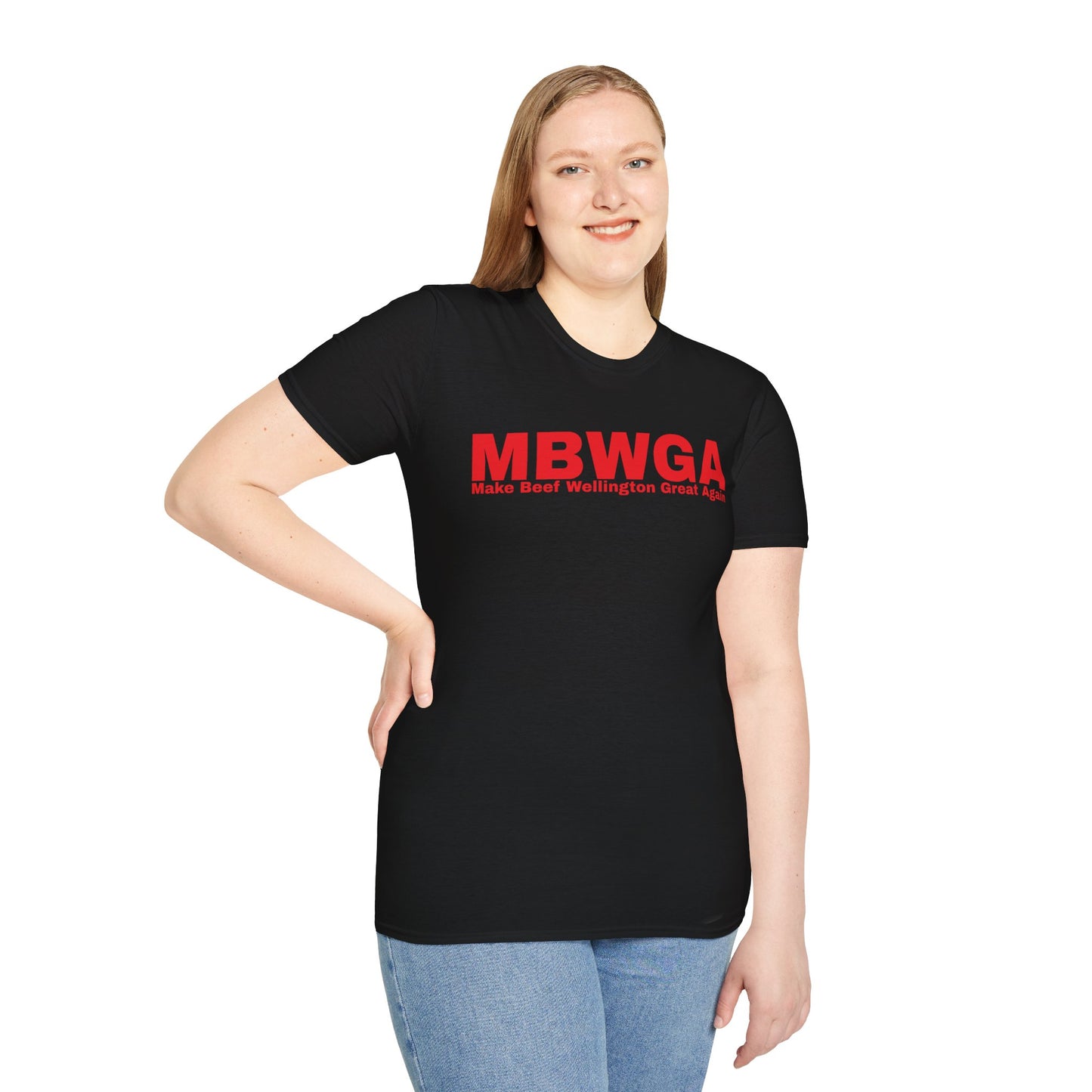 MBWGA Unisex T-shirt- Black, White, Dark Heather