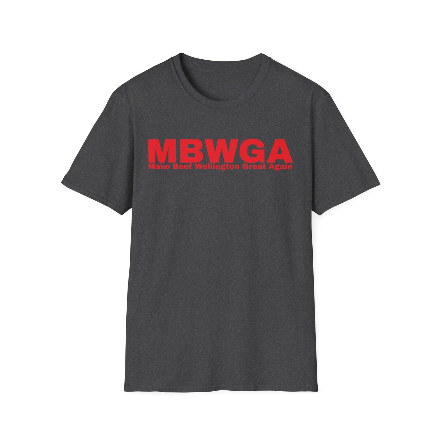 MBWGA Unisex T-shirt- Black, White, Dark Heather