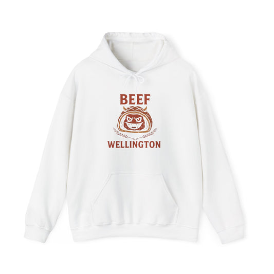 Beef Wellington Hoodie, Unisex- Black, White and Navy