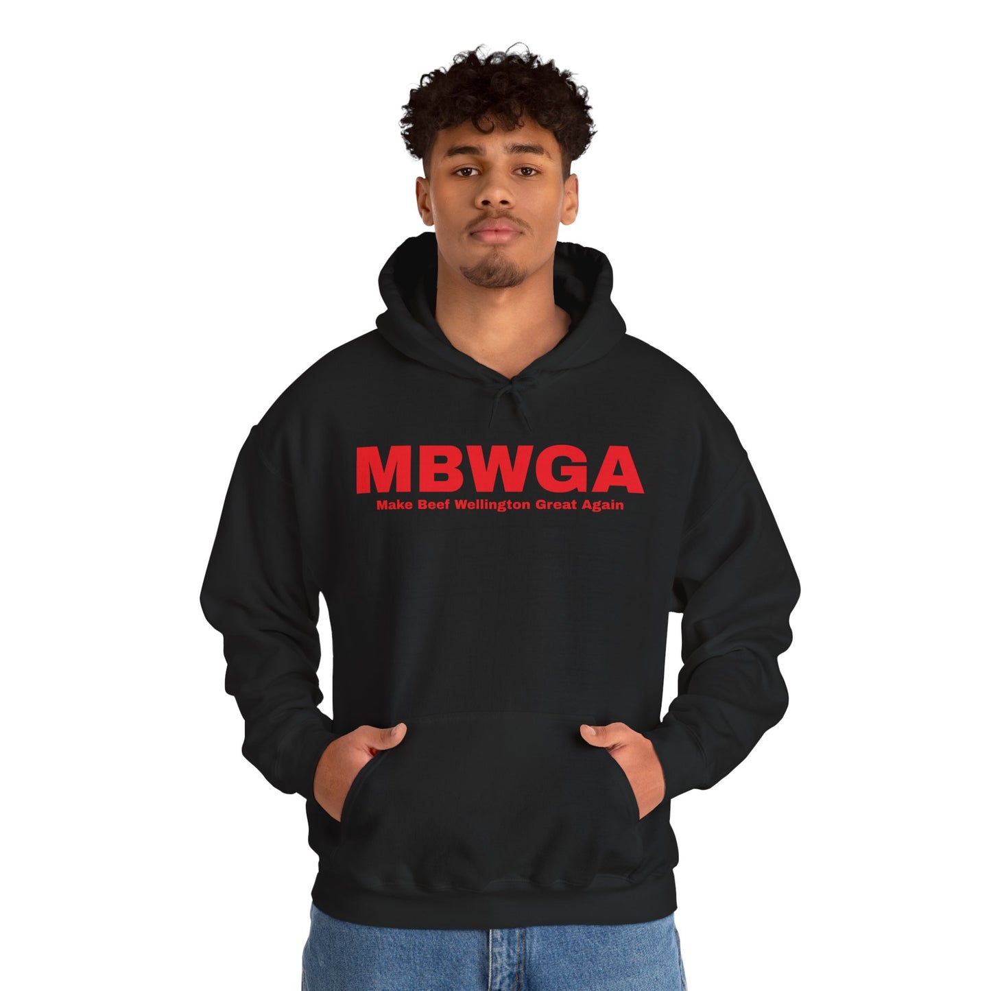 MBWGA Unisex Hooded Sweatshirt - Black, White, Grey and Navy