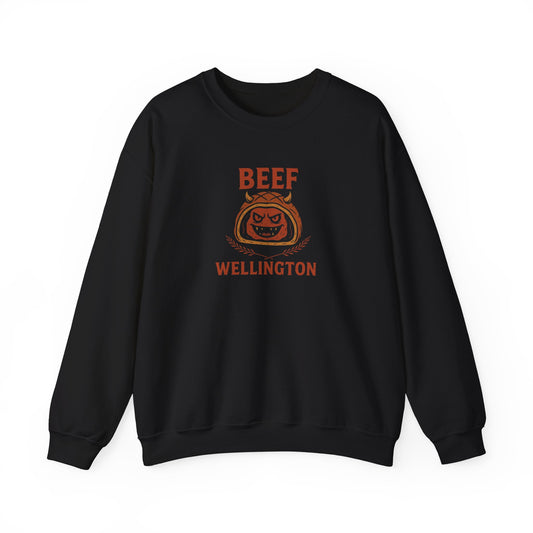 Beef Wellington Sweatshirt Unisex Crew- Black, Navy and White